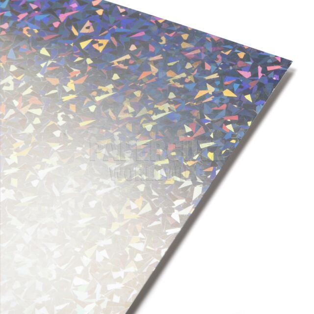A3 Card Holographic Shards Pattern 250GSM  10 Sheets