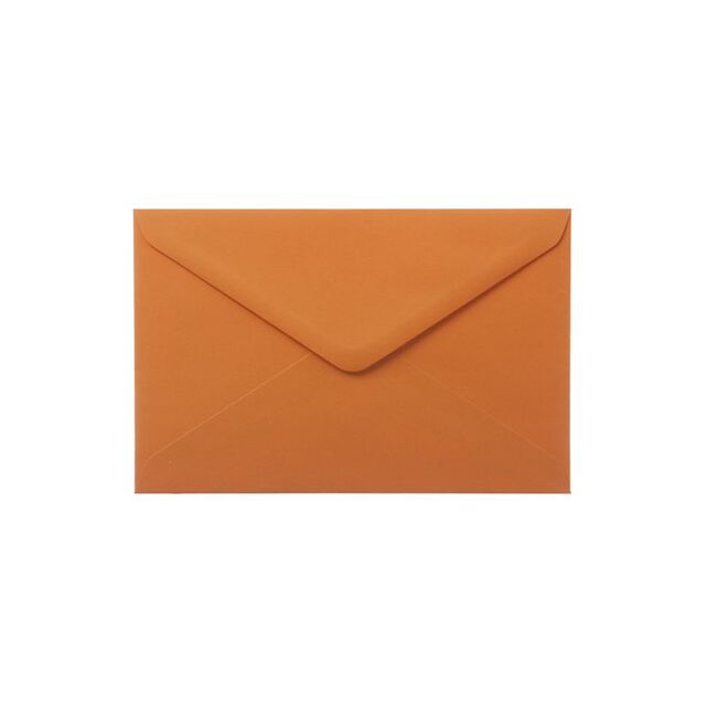 Mango Orange C6/A6 Recycled Coloured Envelopes 120GSM  50 Envelopes