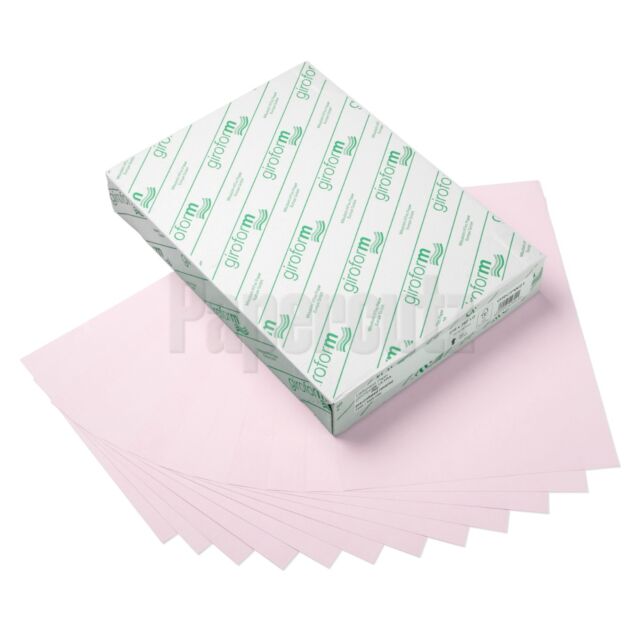 A4 NCR Invoice Copy Paper Pink Middle CFB 500 Sheets