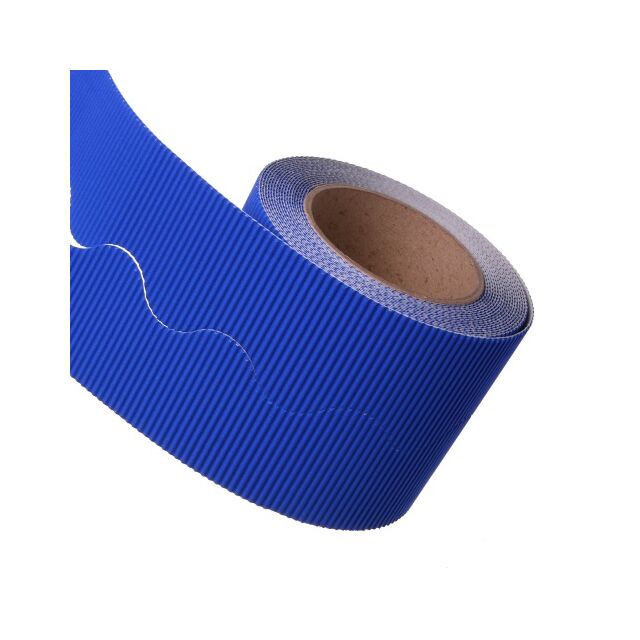 Bordette Ultra Blue Corrugated Cardboard School  1 Roll