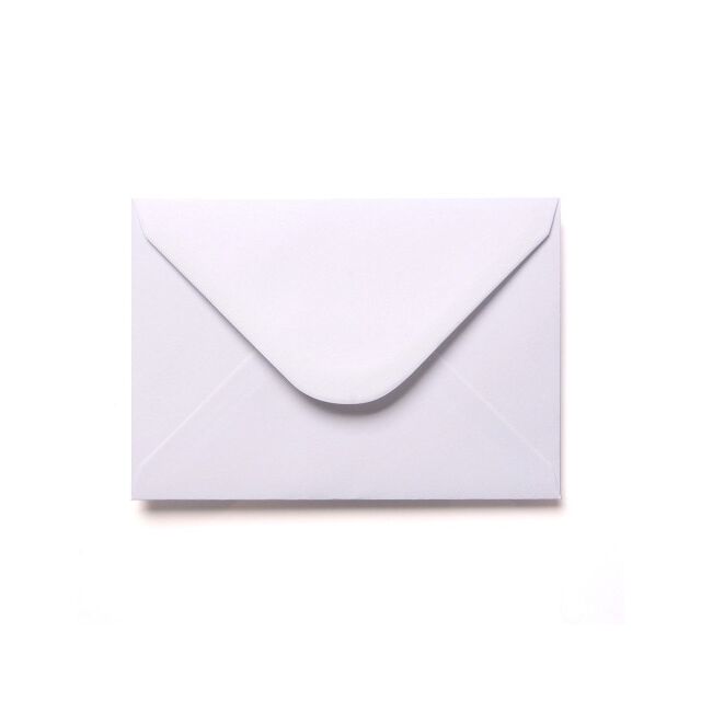 C7 White Envelopes Diamond Flap 50 Envelopes