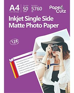A4 Photo Paper Inkjet Matte 128GSM Single Side  - 1000 Sheets