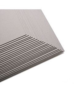 212mm x 153mm A5 Plus 2mm Greyboard Backing Card 1200GSM Pack Size : 25 Sheets