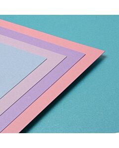 A4 Spring Pastels Pearlescent Card Assorted Colours Single Side 5 Sheets