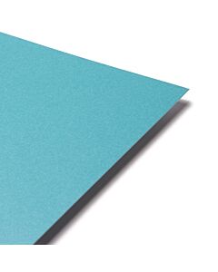 A6 Turquoise Pearlescent Card Single Side 12 Sheets
