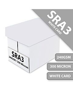 Box SRA3 White Card Craft & Print 240GSM / 280 Micron Card  1000 Sheets