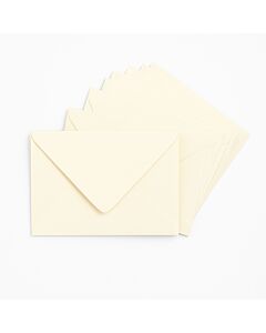 Cream C6 Envelopes Card Making Wedding 100GSM x 25