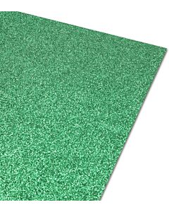 A4 Green Glitter Card 250GSM None Shed : Pack Size 5 Sheets
