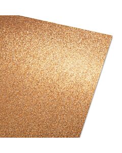 A3 Rose Gold Glitter Card 250GSM None Shed - 4 Sheets