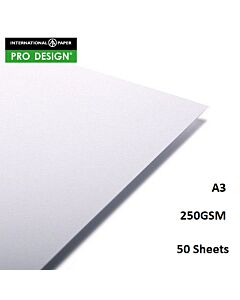 ProDesign A3 250GSM White Card 50 Sheets