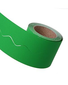 Leaf Green Paper Border School  100M X 1 Roll