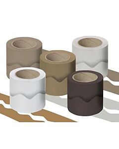 Naturals Shades Pack Bordette Scalloped Paper Roll - 5 Rolls