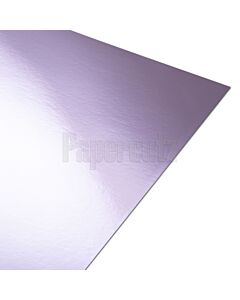 A4 Mirror Card Lilac Purple Reflective 250GSM Pack Size : 10 Sheets