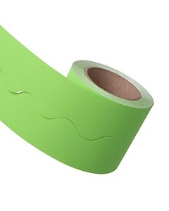 Bordette Pale Green Scalloped Edge Paper Border Roll 100 Meters 1 Roll