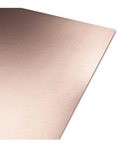 A4 Mirror Card Rose Platinum Reflective 250GSM 10 Sheets