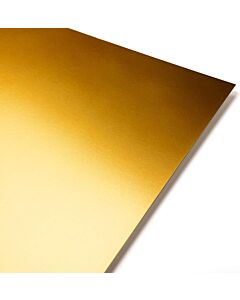 A5 Mirror Card Gold Reflective 250GSM  Pack Size : 10 Sheets