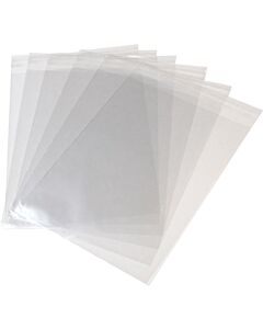 Clear Cello Bags for Cards fits Envelope 125mm x 175mm 100 Bags