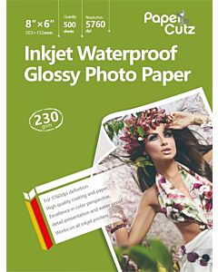 6x8 Gloss 230GSM Inkjet Photo Paper - 500 Sheets