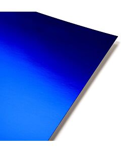 A6 Mirror Card Blue Reflective 250GSM  Pack Size : 10 Sheets