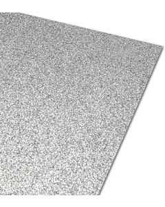 A3 Silver Glitter Card 250GSM None Shed : Pack Size 4 Sheets
