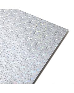 A3 Holographic Card Stars Pattern  4 Sheets
