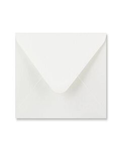 White Laid Texture Envelopes 155mm Square 100gsm x 50