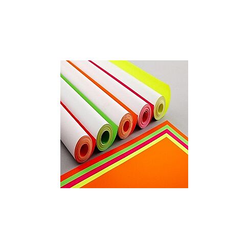Fluorescent Paper 15 Sheets 8.5″X11″ Assorted Colors – Scribbles