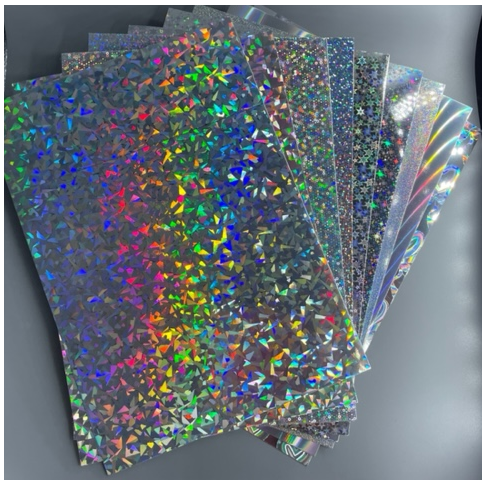 PILLARS OF LIGHT Holographic - 12x12 Holographic Cardstock - Mirri