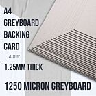 A4 Greyboard Backing Card 750GSM 1250 Micron 25 Sheets