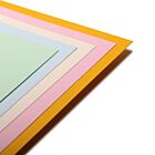 12x12 160GSM Coloured Card Assorted Pastel Colours 30 Sheets