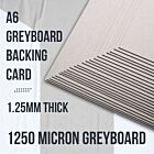 A6 Greyboard Card 750GSM 1250 Micron 50 Sheets