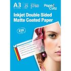 A3 Photo Paper Inkjet Matte 220GSM Double Side - 25 Sheets