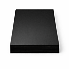 A4 Black Card 300GSM Foiling Smooth Matte 25 Sheets