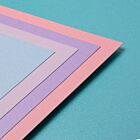 A4 Spring Pastels Pearlescent Card Assorted Colours Single Side 5 Sheets