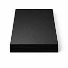 A6 Black Card — 450gsm Smooth Matt (Crafting, Cutting & Foiling) 25 Sheets