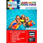 A4 Photo Paper Laser Matte 130GSM Double Side - 100 Sheets