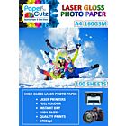 A4 Photo Paper Laser Gloss 160GSM Double Side - 100 Sheets