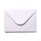 White C6 Envelopes Diamond Flap Card Making Wedding x25 