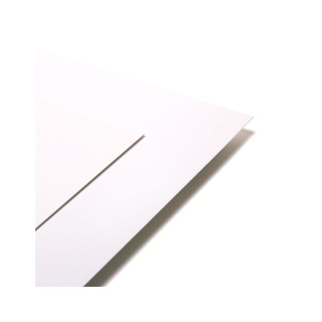 A2 LangDale White Box Board - Gloss Coated 1 Side 230GSM 320Micron Pack Size: 50 Sheets