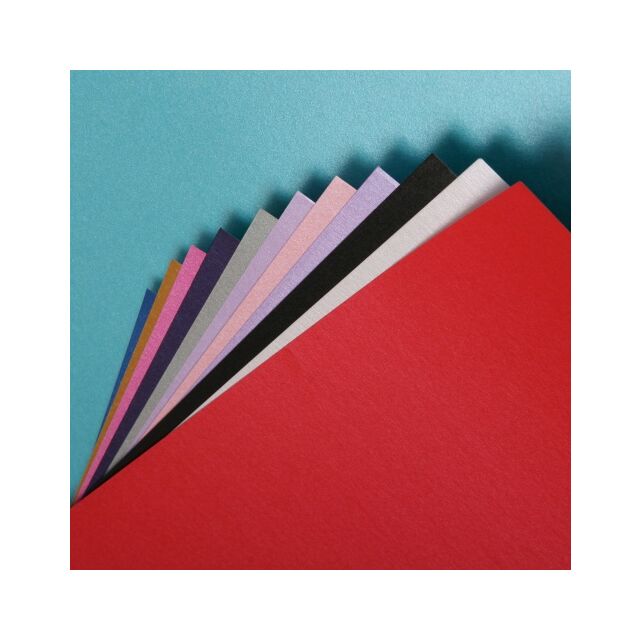 A4 Centura Pearl Card Single Side Popular Assorted 10 Colours Pack Pack Size : 10 Sheets