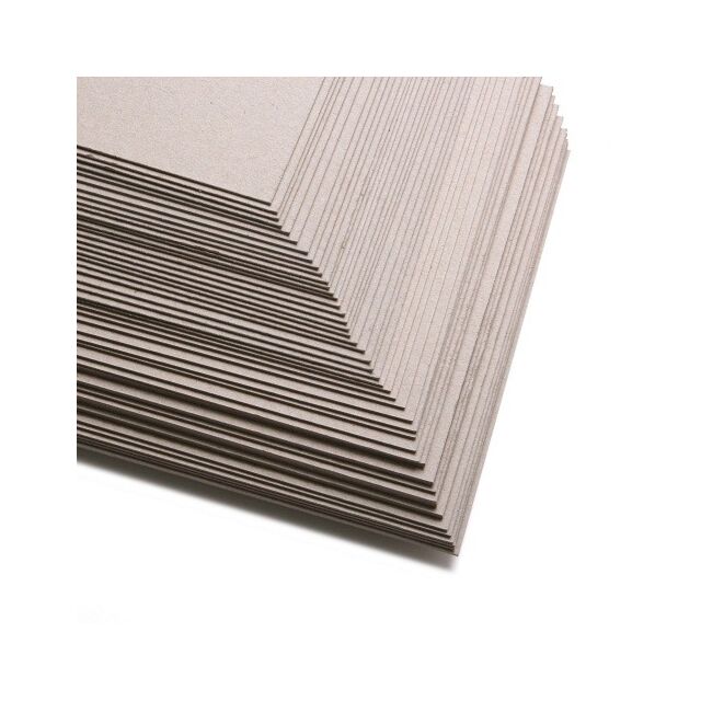 A1+ 0.5mm Thick Backing Card Greyboard 500 Micron Pack Size : 10 Sheets