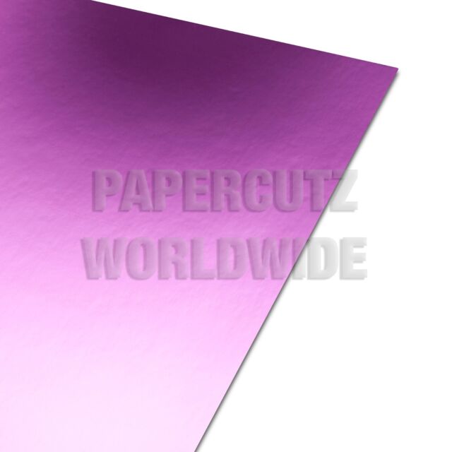 A4 Mirror Card Pink Reflective 250GSM Pack Size : 10 Sheets