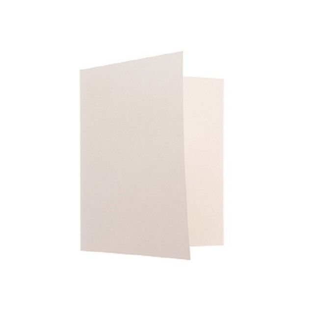 A5 Ivory Card 300GSM Pre Scored Folds to A6 Pack Size : 25 Card Blanks
