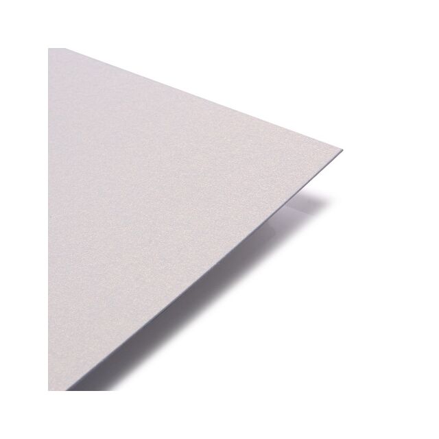 A7 Snow White Pearlescent Card Single Side Pack Size : 8 Sheets