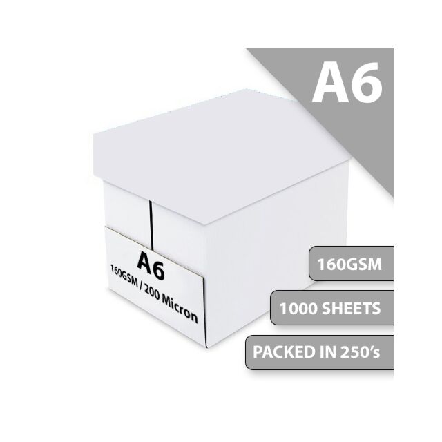 A6 White Card Bulk Box Buy | Quick Buy
