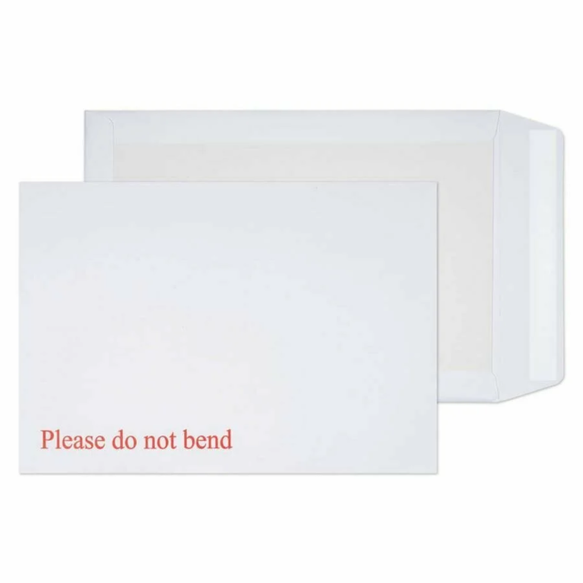 Pack of 250 - C5 / A5 - Board Backed Envelopes - Please do not bend