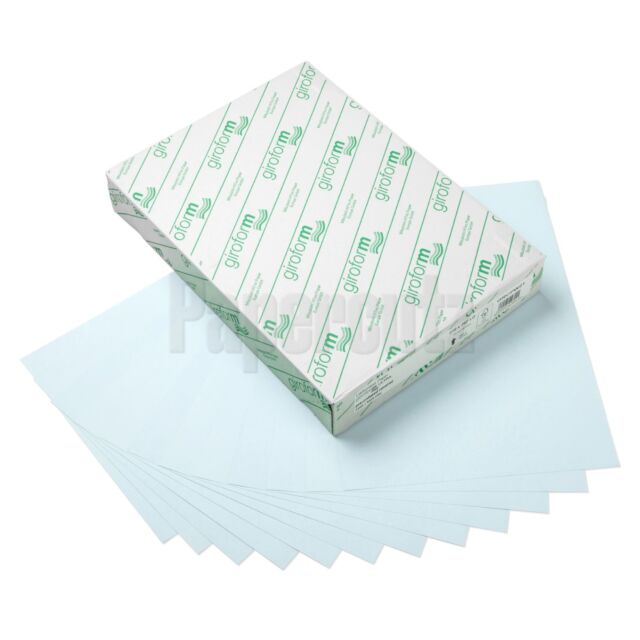 A4 Blue Middle Sheet CFB Paper Carbonless NCR Pack Size : 500 Sheets