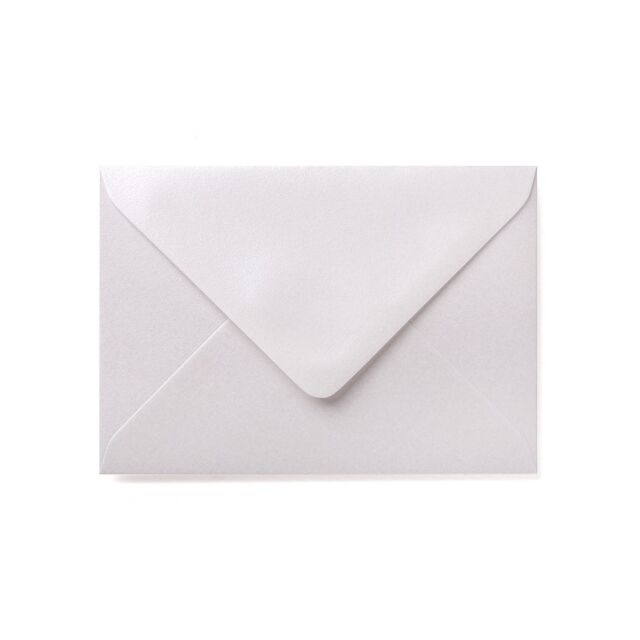 Fresh White C6 / A6 Pearl Wedding Envelopes Centura Pack Size : 25 Envelopes