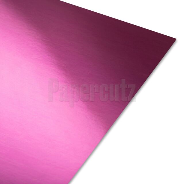 A4 Mirror Card Plum Purple Reflective 250GSM Pack Size : 10 Sheets