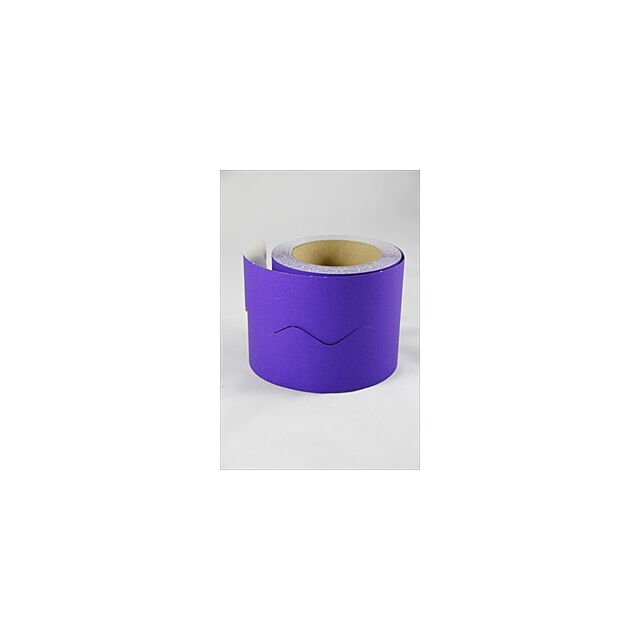Purple Display Border Roll Scalloped Edge Paper 100 Metre Pack Size : 1 Roll